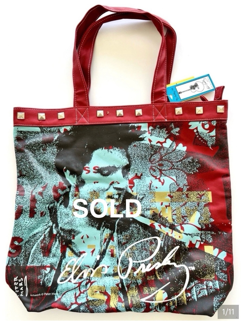 SOLD 
Elvis Presley  Pop Art Tote Bag